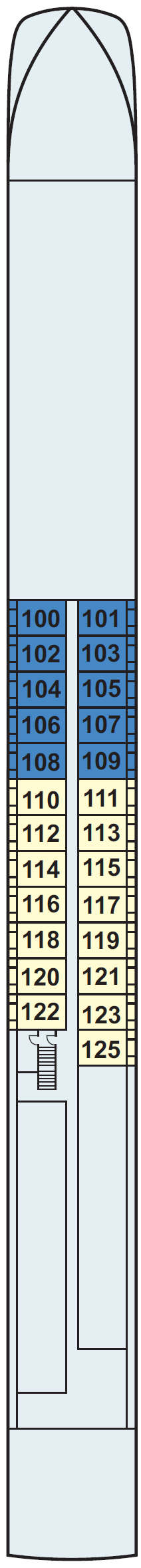 Deck plan for Main Deck