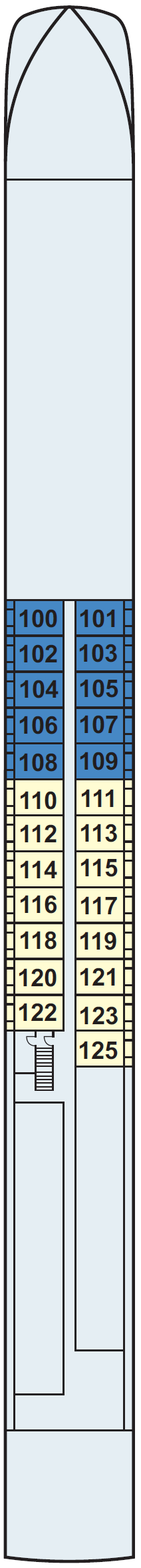 Deck plan for Main Deck