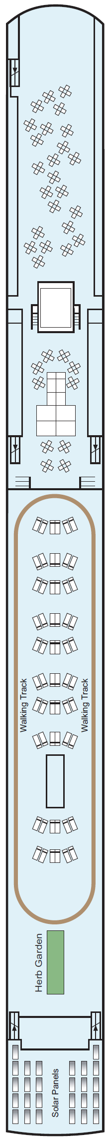 Deck plan for Sun Deck