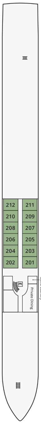 Deck plan for Danae Deck