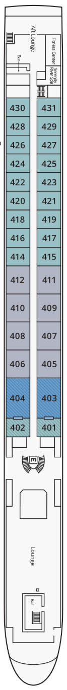 Deck plan for Adele Deck