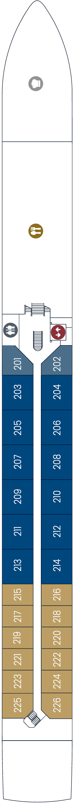 Deck plan for Ruby Deck