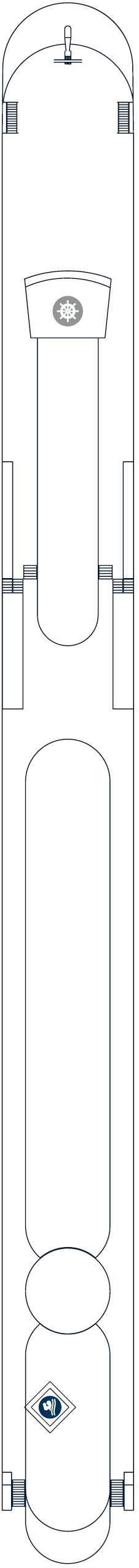 Deck plan for Sun Deck