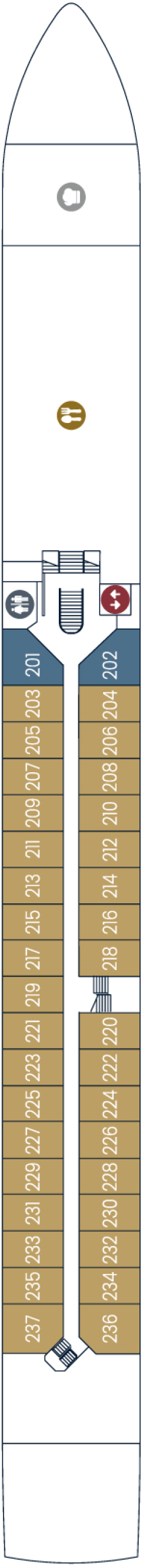 Deck plan for Ruby Deck