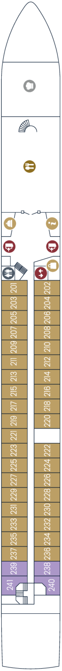 Deck plan for Ruby Deck