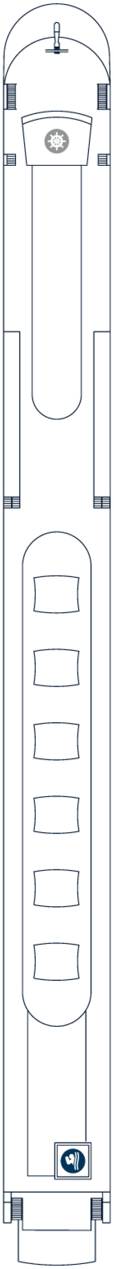 Deck plan for Sun Deck