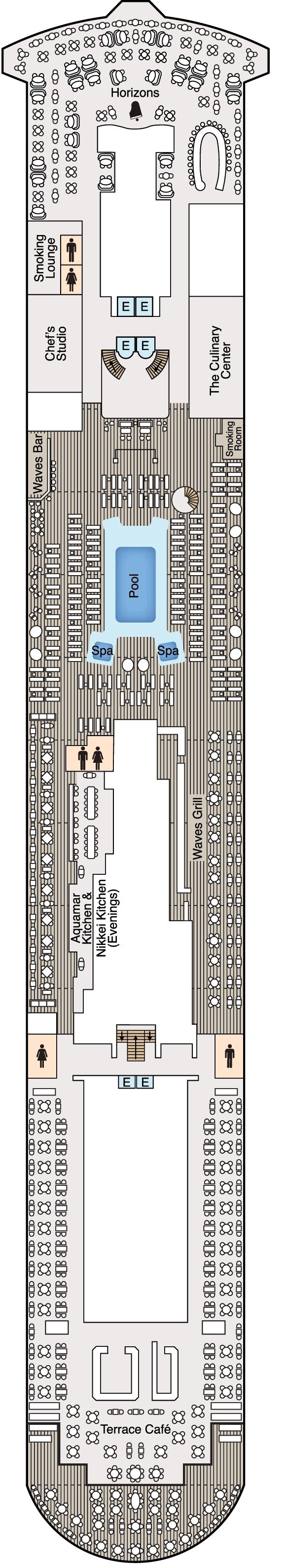 Deck plan for Deck 12