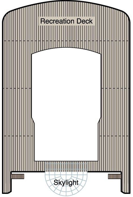 Deck plan for Deck 16