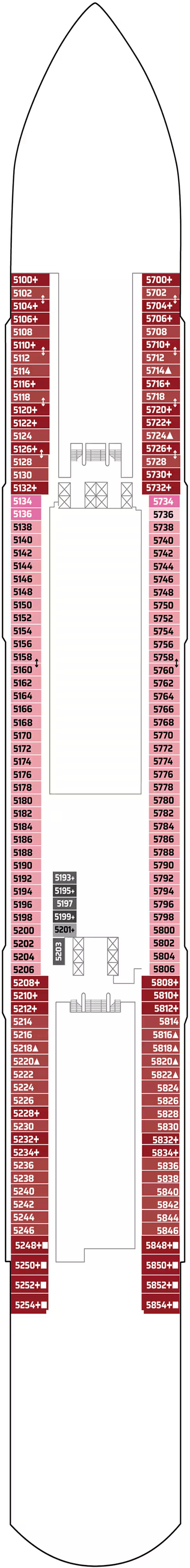 Deck plan for Deck 05