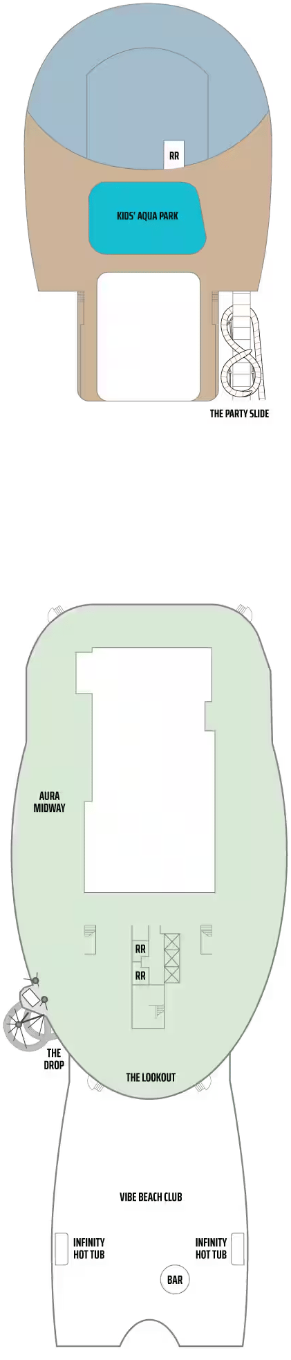 Deck plan for Deck 18