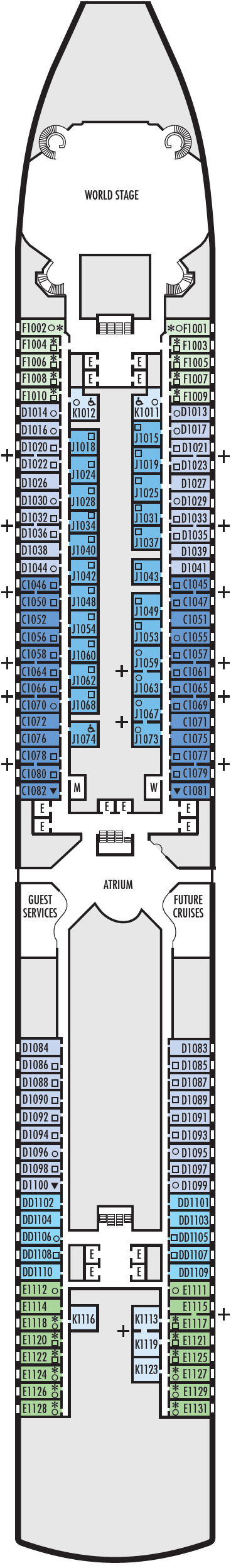 Deck plan for Main