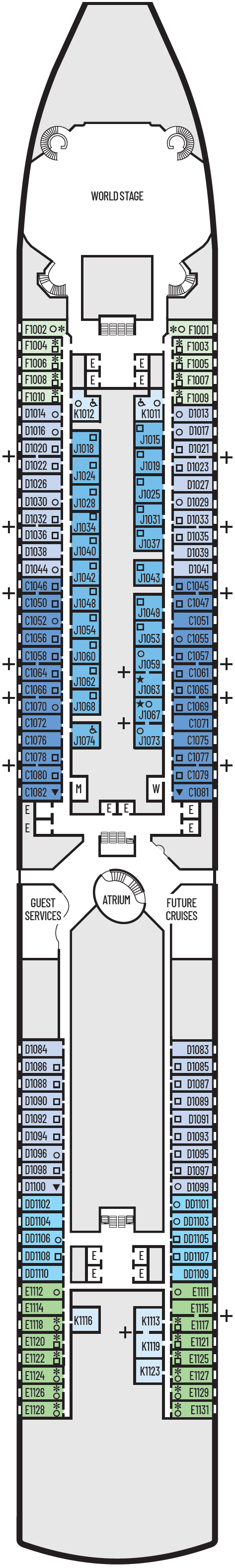 Deck plan for Main