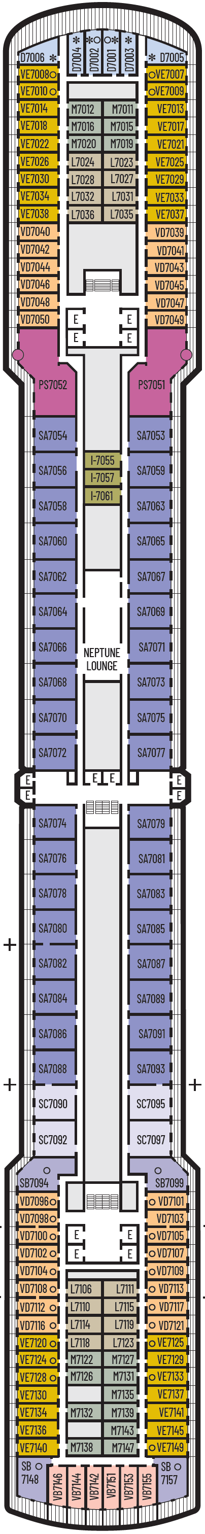 Deck plan for Rotterdam