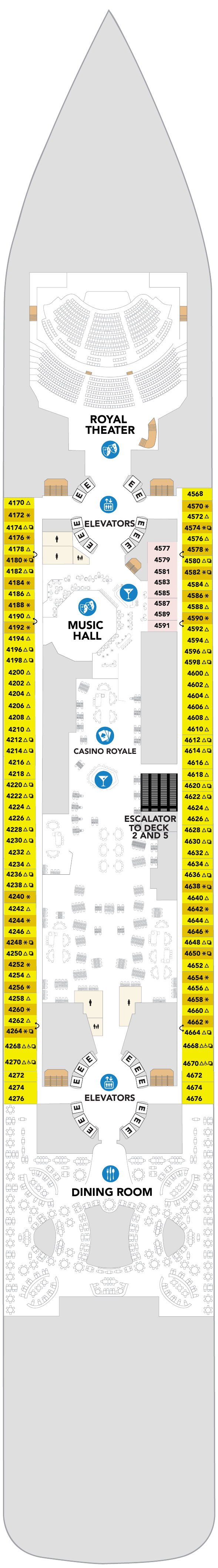 Deck plan for Deck 04