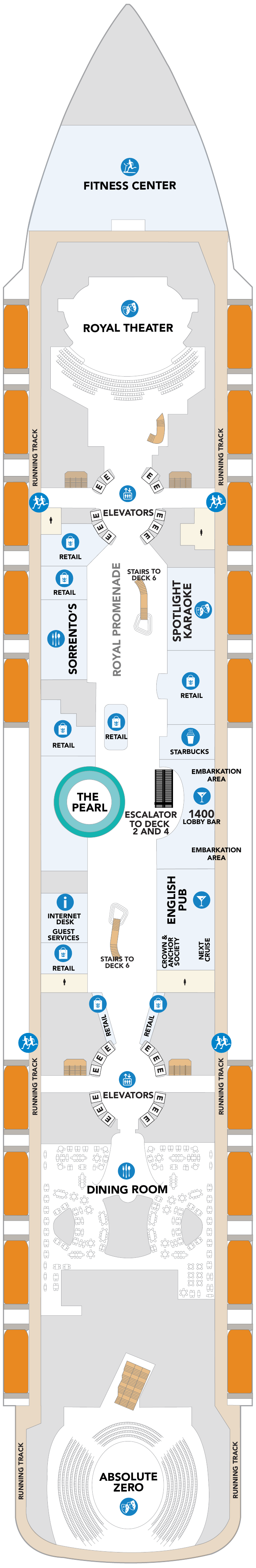 Deck plan for Deck 05
