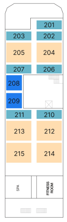 Deck plan for Lily Deck