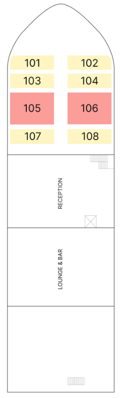 Deck plan for Lotus Deck