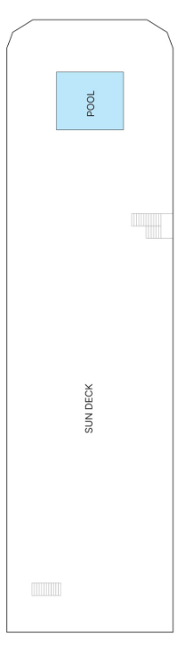 Deck plan for Sun Deck