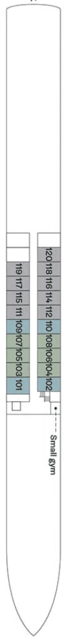 Deck plan for Lower Deck