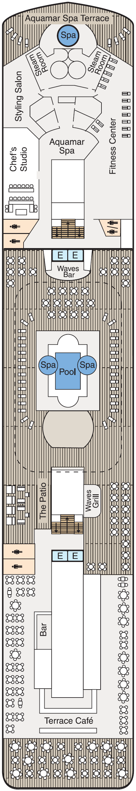 Deck plan for Deck 9