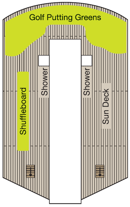 Deck plan for Deck 11