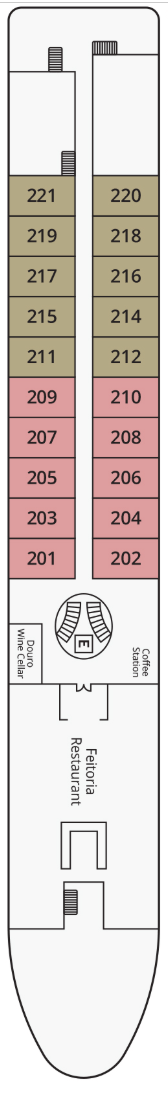 Deck plan for Cape Verde Deck