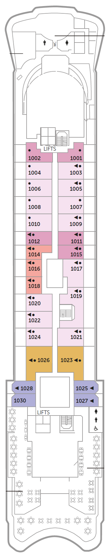 Deck plan for Highland Deck 10