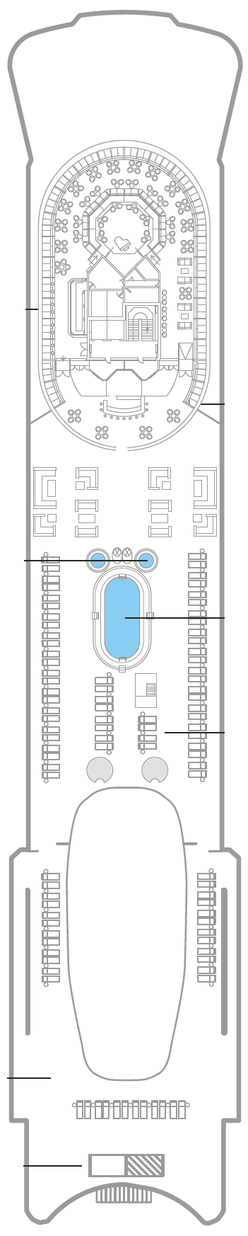 Deck plan for Marquee Deck  11