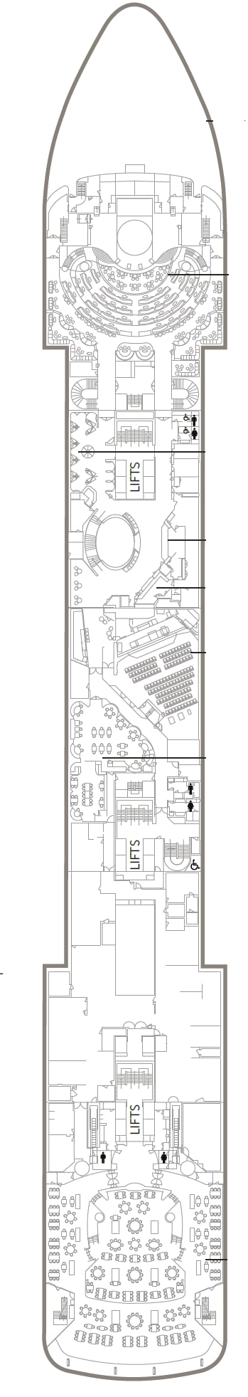 Deck plan for Main Deck 4
