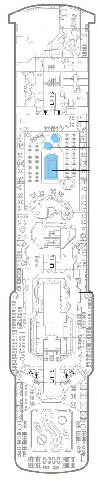 Deck plan for Lido Deck 8