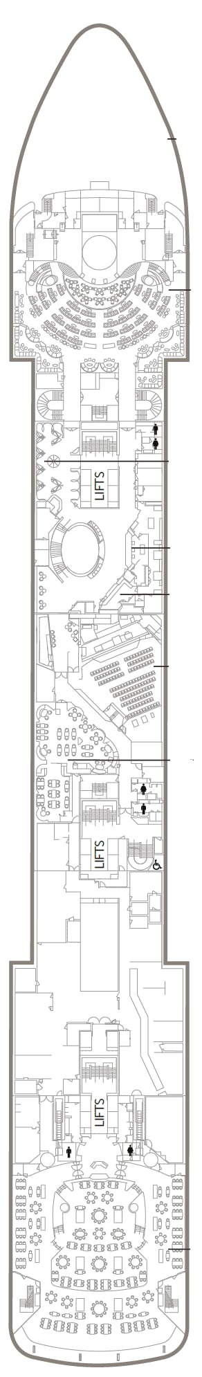 Deck plan for Main Deck 4