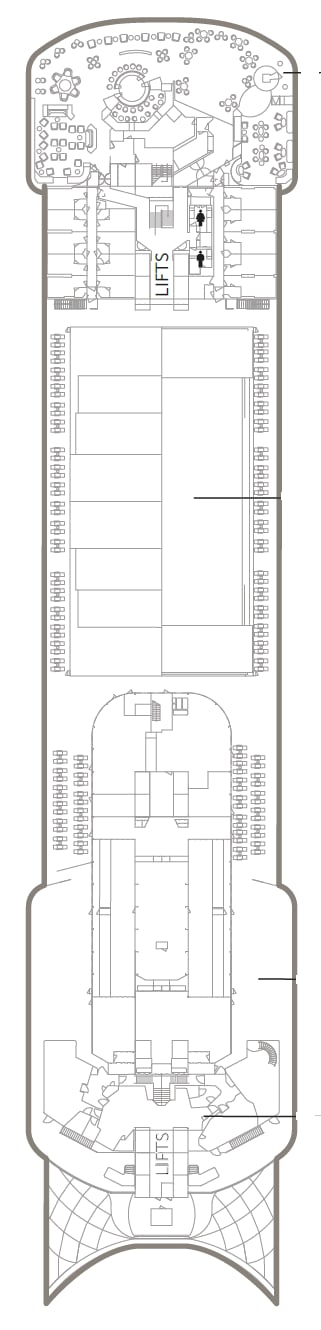 Deck plan for Sports Deck 9