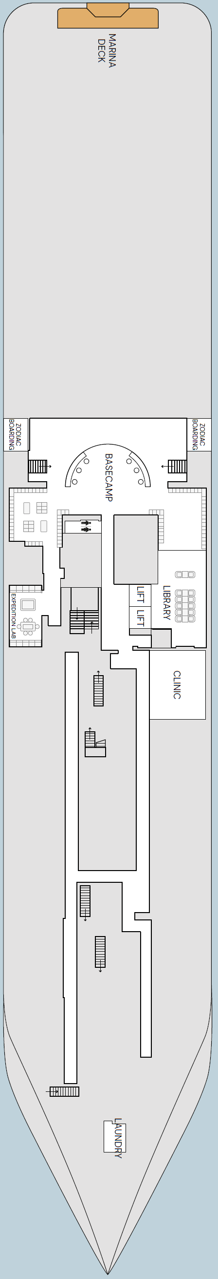 Deck plan for Deck 3
