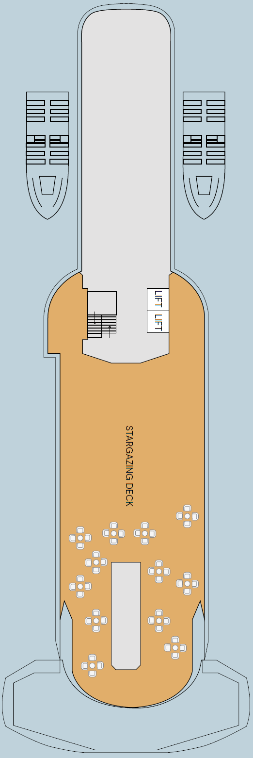 Deck plan for Deck 9
