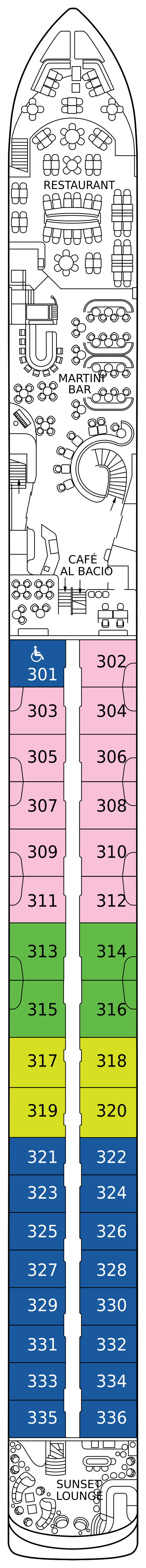 Deck plan for Deck 3