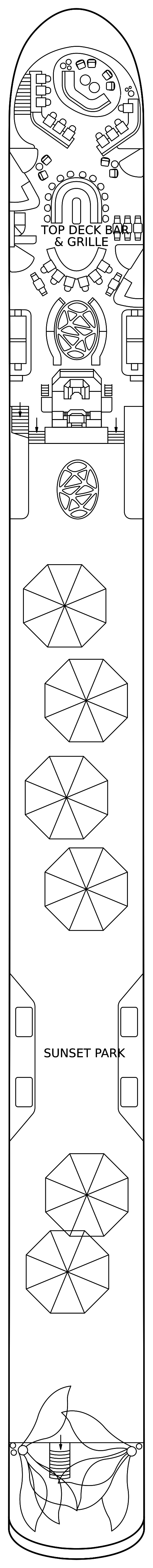 Deck plan for Deck 4