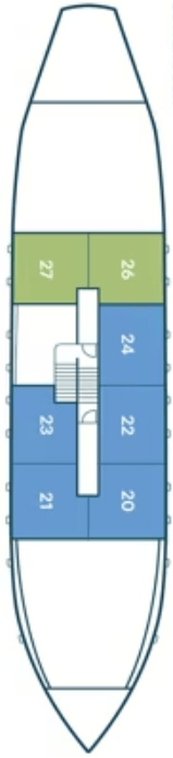 Princess Eleganza deck plan — Promenade Deck