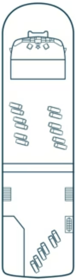 Princess Eleganza deck plan — Sun Deck