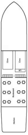 Deck plan for Deck 1