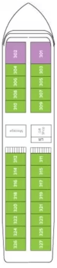 Deck plan for Deck 3