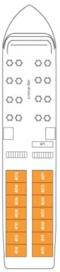 Deck plan for Deck 4