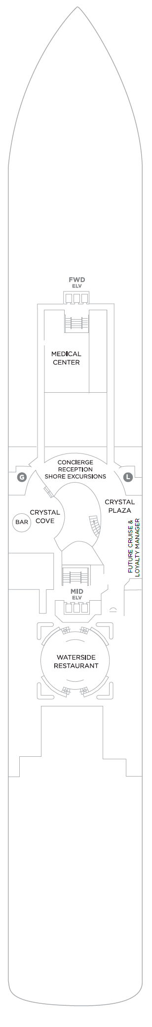 Deck plan for Deck 5