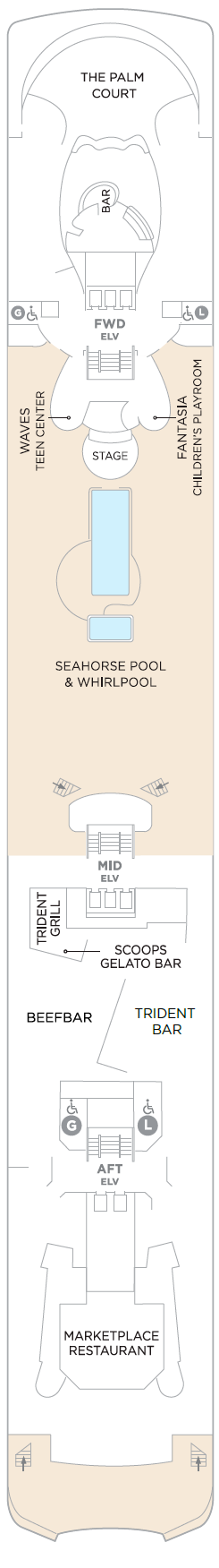 Deck plan for Deck 11