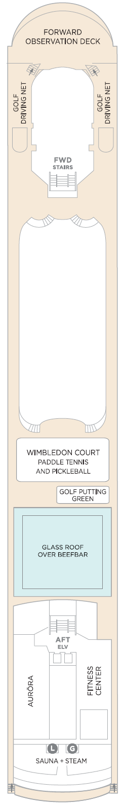 Deck plan for Deck 12