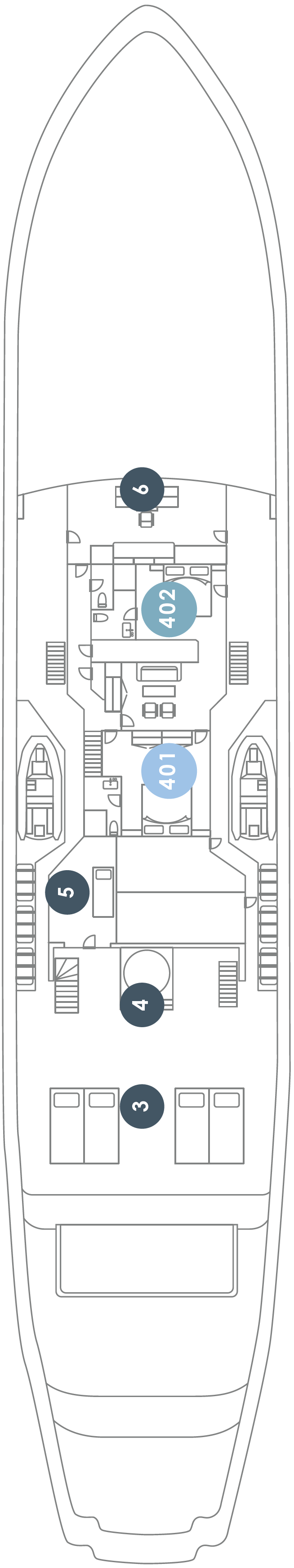 Deck plan for Bridge Deck