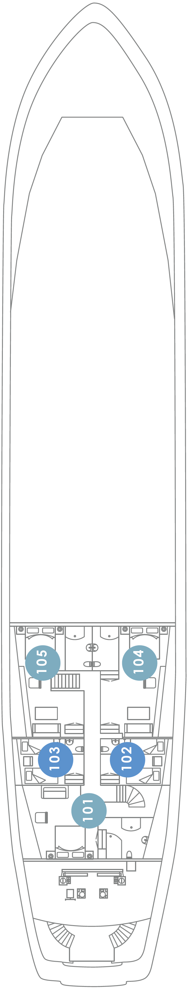Deck plan for Lower Deck
