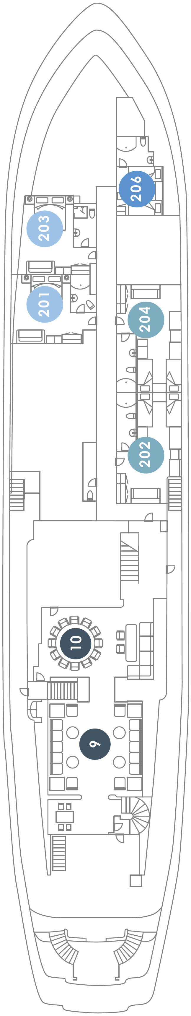 Deck plan for Main Deck
