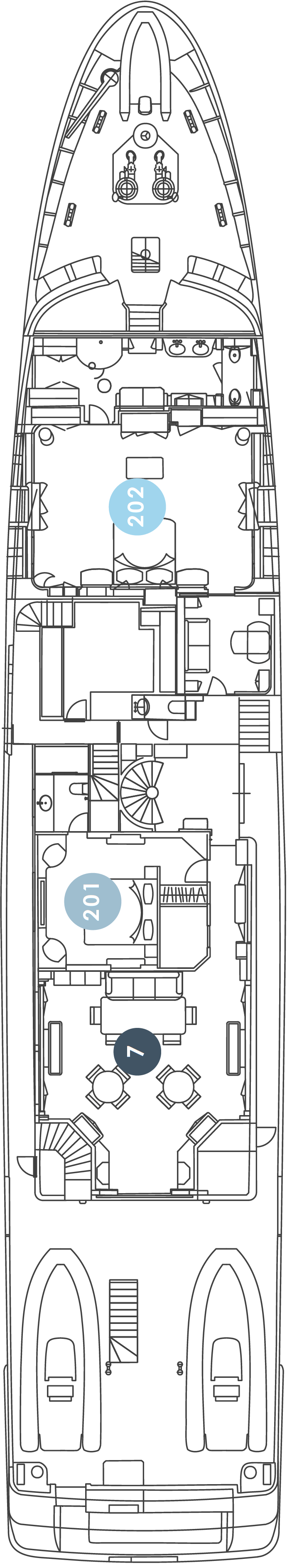 Deck plan for Main Deck