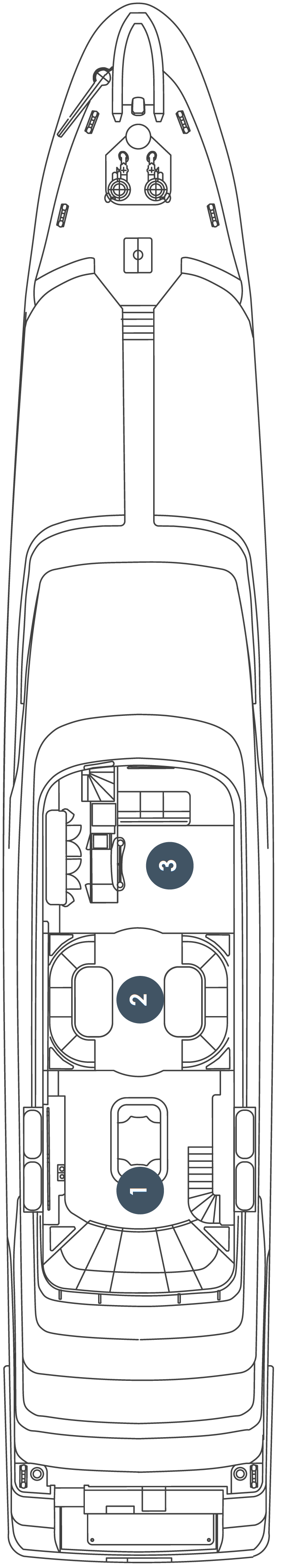 Deck plan for Sun Deck
