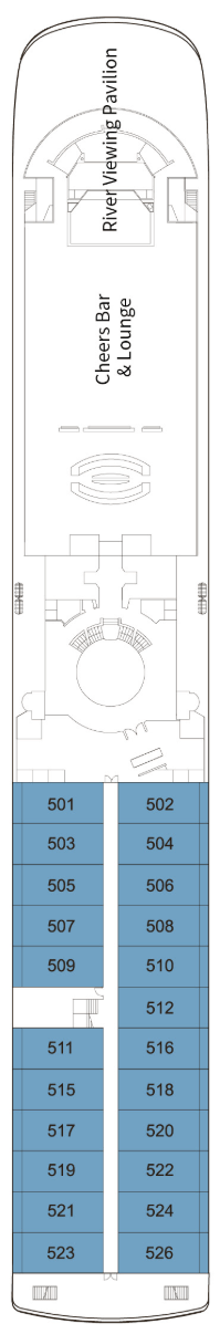 RV Century Legend deck plan — Observation Deck